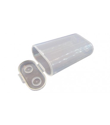 Холдер бокс для хранения аккумуляторов 18650 2 штуки (17161)