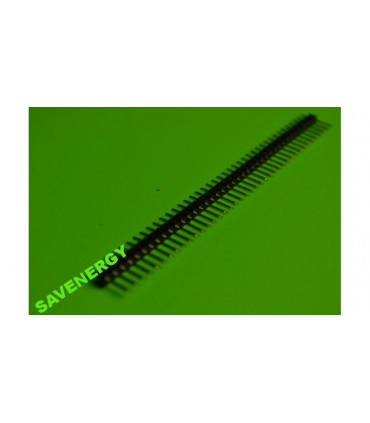 Планка штыревая на плату 40pin прямая 2.54мм PLS-40 (10050)