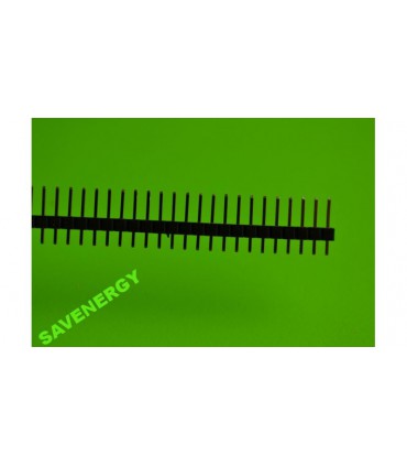 Планка штыревая на плату 40pin прямая 2.54мм PLS-40 (10050)