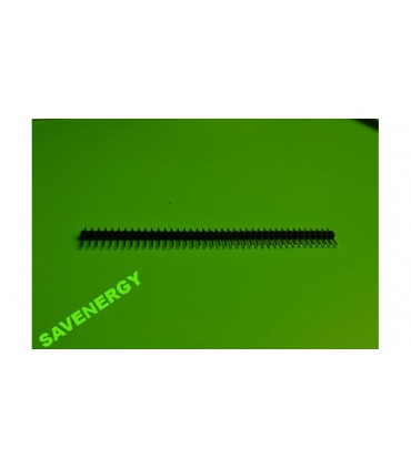 Планка штыревая на плату 40pin прямая 2.54мм PLS-40 (10050)