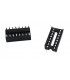 Панелька для микросхем IC гнездо dip-16pin (10528)