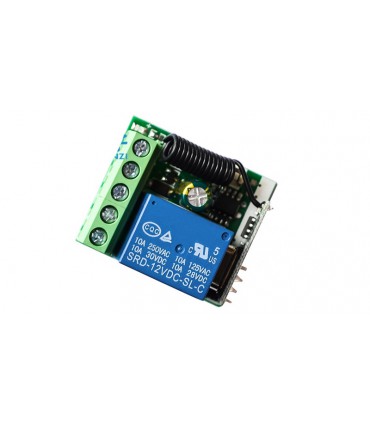 Реле с пультом управления нагрузкой 1 канал 12V 7A (14196)