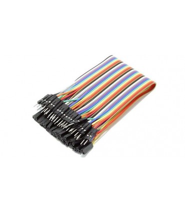 Соединительные провода джамперы Dupont мама-папа 15см Arduino (16876)