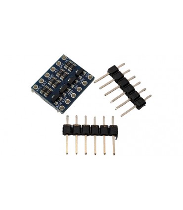 Модуль преобразования уровня IIC I2C 5V-3V 4-канальный (17548)