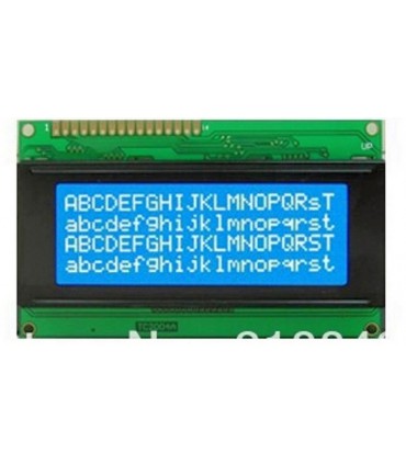 Дисплей LCD 2004 20*4 I2C Arduino зеленая подсветка черные символы (18926)