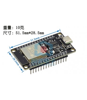 Плата разработки ESP-32 ESP-32S WIFI Bluetooth 2в1 2.4 ГГц Type C (19334)