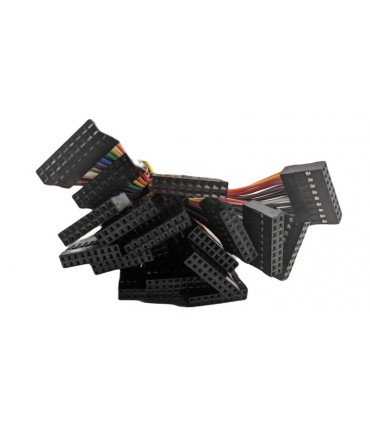 Кабельный шлейф Dupont 9pin 2 ряда 2.54мм 310мм (19390)