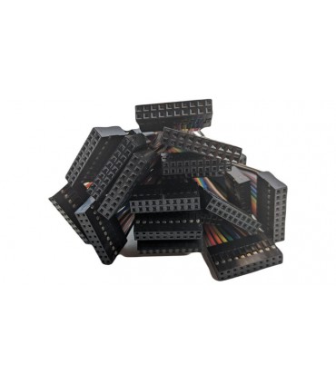 Кабельный шлейф Dupont 9pin 2 ряда 2.54мм 310мм (19390)