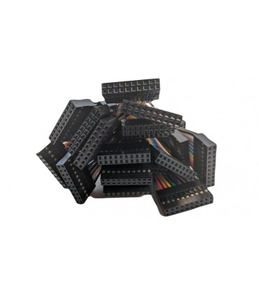 Кабельный шлейф Dupont 10pin 2 ряда 2.54мм 310мм (19391)