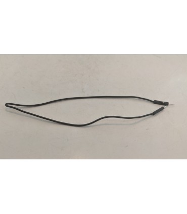 Кабель жгут Dupont силикон 30см папа черный 1шт (19402)