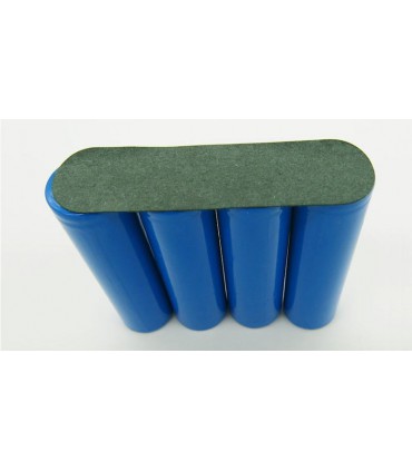 Бумажная изоляция на минус четырех аккумуляторов Li-Ion 18650 5шт (14470)