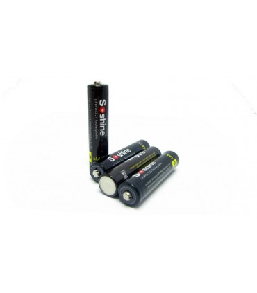 Аккумулятор LiFePO4 Soshine 10440 AAA минипальчиковый 3.2V 280mAh (14564)