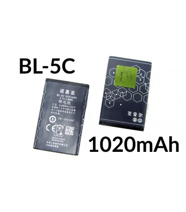 Аккумулятор LiPo 3.7V BL-5C 1020mAh (15511)