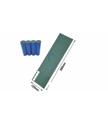 Бумажная изоляция на минус четырех аккумуляторов Li-Ion 18650 5шт (20990)