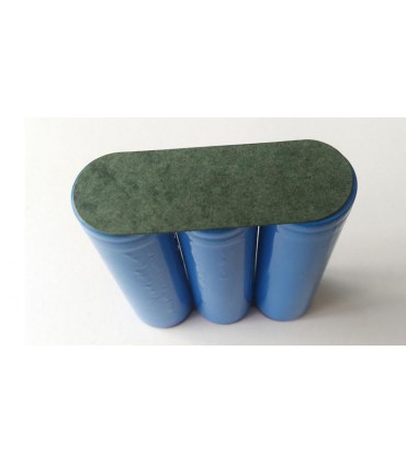 Бумажная изоляция на минус трех аккумуляторов Li-Ion 18650 5шт (14468)