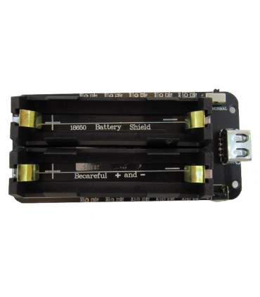 Держатель для двух аккумуляторов 18650 v3 для Raspberry Pi 3 5V (17939)