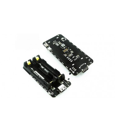 Держатель для двух аккумуляторов 18650 v3 для Raspberry Pi 3 5V (17939)