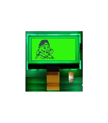 Дисплей LCD LX12864L1 LX12864P1 53*40мм зеленый (16372)