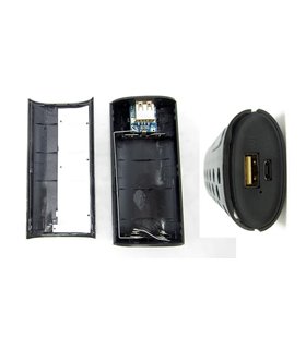 Powerbank павербанк для зарядки телефона 2*18650 5V 1A DIY (15700)