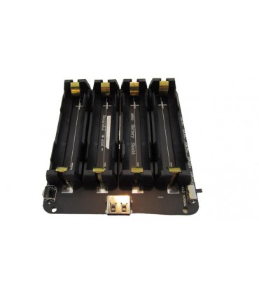 Держатель для четырех аккумуляторов 18650 v3 для Raspberry Pi 3 5V (17938)