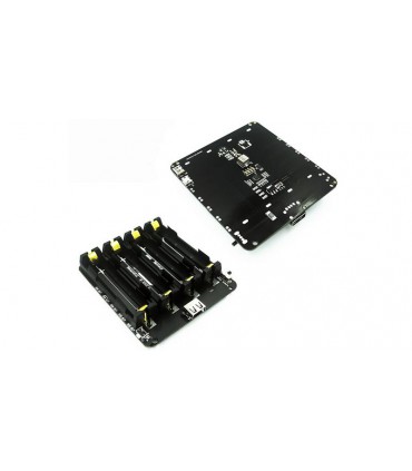 Держатель для четырех аккумуляторов 18650 v3 для Raspberry Pi 3 5V (17938)