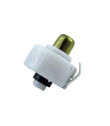 Кнопка для фонаря белая с фиксатором 20мм (18706)