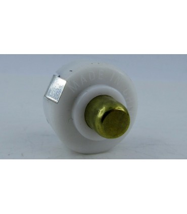 Кнопка для фонаря белая с фиксатором 20мм (18706)