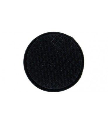 Водонепроницаемая защита кнопки 15.2мм силикон черный цвет (18727)