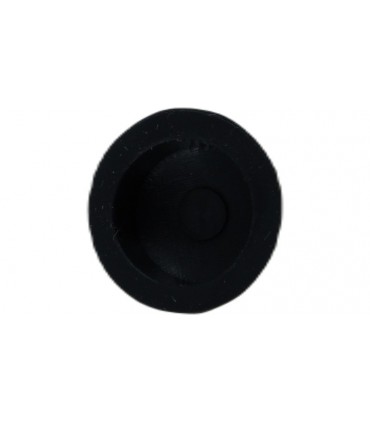 Водонепроницаемая защита кнопки 15.2мм силикон черный цвет (18727)