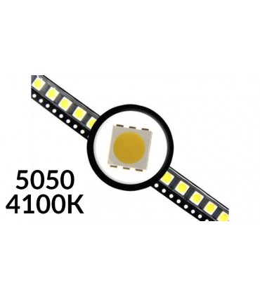 Светодиоды LED SMD 5050 22-24Lm 4100K 10шт (16050)