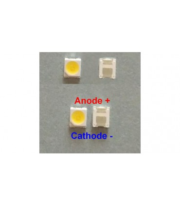 Светодиоды LED 2835 6V 1W warm 135Lm 10шт (16747)