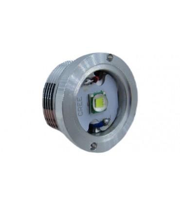 Светодиод с держателем фитиль фонарика 22.7мм T6 7W белый цвет (18715)