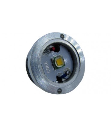 Светодиод с держателем фитиль фонарика 22.7мм T6 7W желтый цвет (18713)