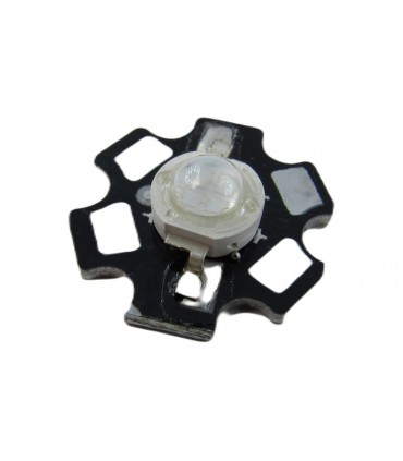 Светодиод на радиаторе 5W 395-400nm ультрафиолет (18652)