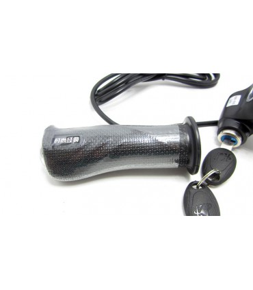 Комплект ручка газа с индикатором заряда и замком зажигания 24V (15192)