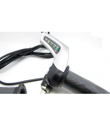 Комплект ручка газа с индикатором заряда и замком зажигания 24V (15192)