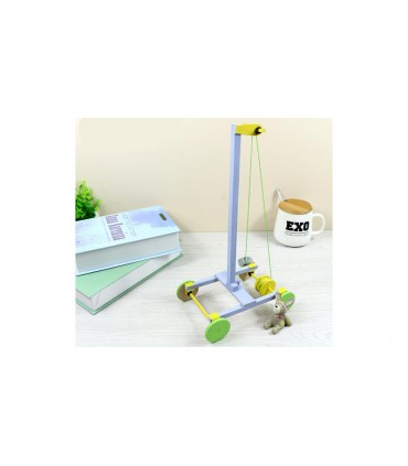 STEM-конструктор механическая движущейся тележка, которая приводится в движение силой земного притяжения (16456)