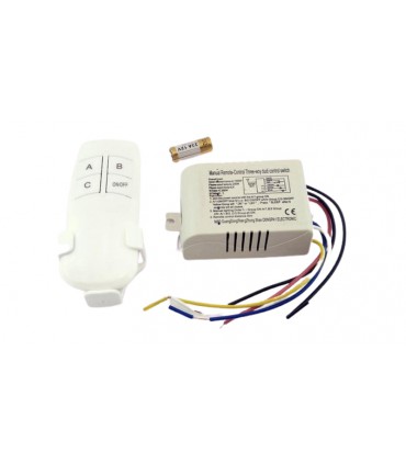 Дистанционное реле управления с пультом на 3 линии (11893)