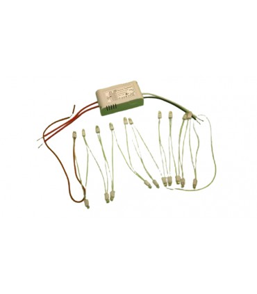 Набор светодиодов LED 20x0.5W 3000K с драйвером (11532)