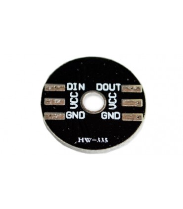 Светодиодная встроенная полноцветная подсветка 3 светодиоды WS2812 5050 RGB (17557)