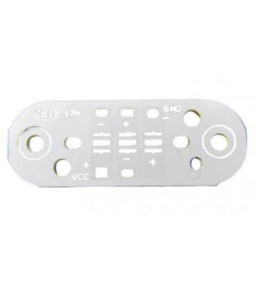 Радиатор алюминиевая подложка CREE XPE XTE CREE3535 3W 45*17мм (17683)