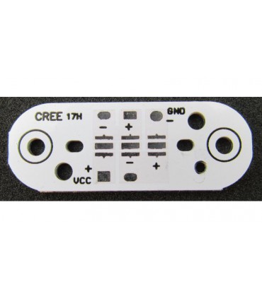Радиатор алюминиевая подложка CREE XPE XTE CREE3535 3W 45*17мм (17683)