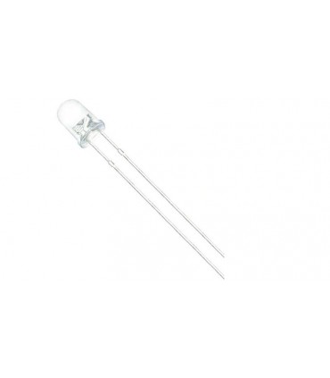 Светодиод F5 5мм long green зеленый прозрачный длинные ножки 10шт (15835)