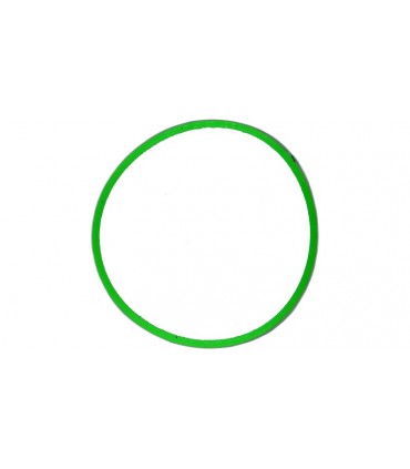Сальник уплотнительное кольцо d52мм*t1.5мм зеленый цвет (18722)