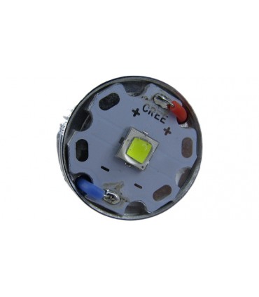 Светодиод с держателем фитиль фонарика 22.7мм под две батареи (18716)