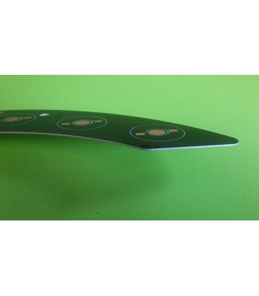 LED радиатор светодиод алюминий 6 диодов 198x35мм (11229)