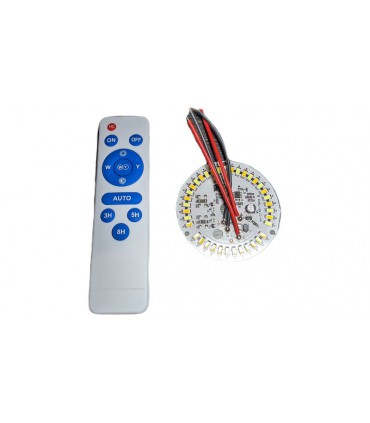 Лампа LED 25W 36 светодиодов 5730 от аккумулятора 3.2V с пультом (19258)