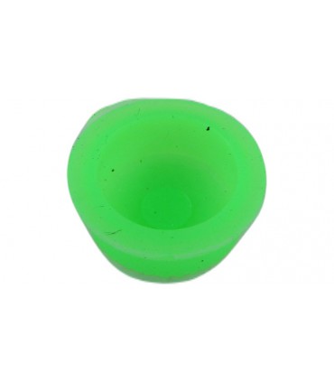 Водонепроницаемая защита кнопки 15.2мм силикон зеленый цвет (18726)