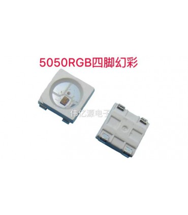 Адресный светодиод SMD WS2812B 5050 RGB с пиксельной адресацией (15984)