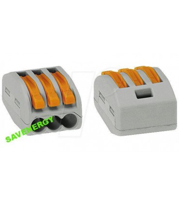 Клемма быстрого монтажа соединитель 3P PCT213 (10033)